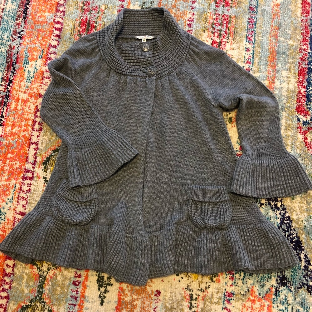 Cowl Neck Bell sleeve Bell hem Cardigan